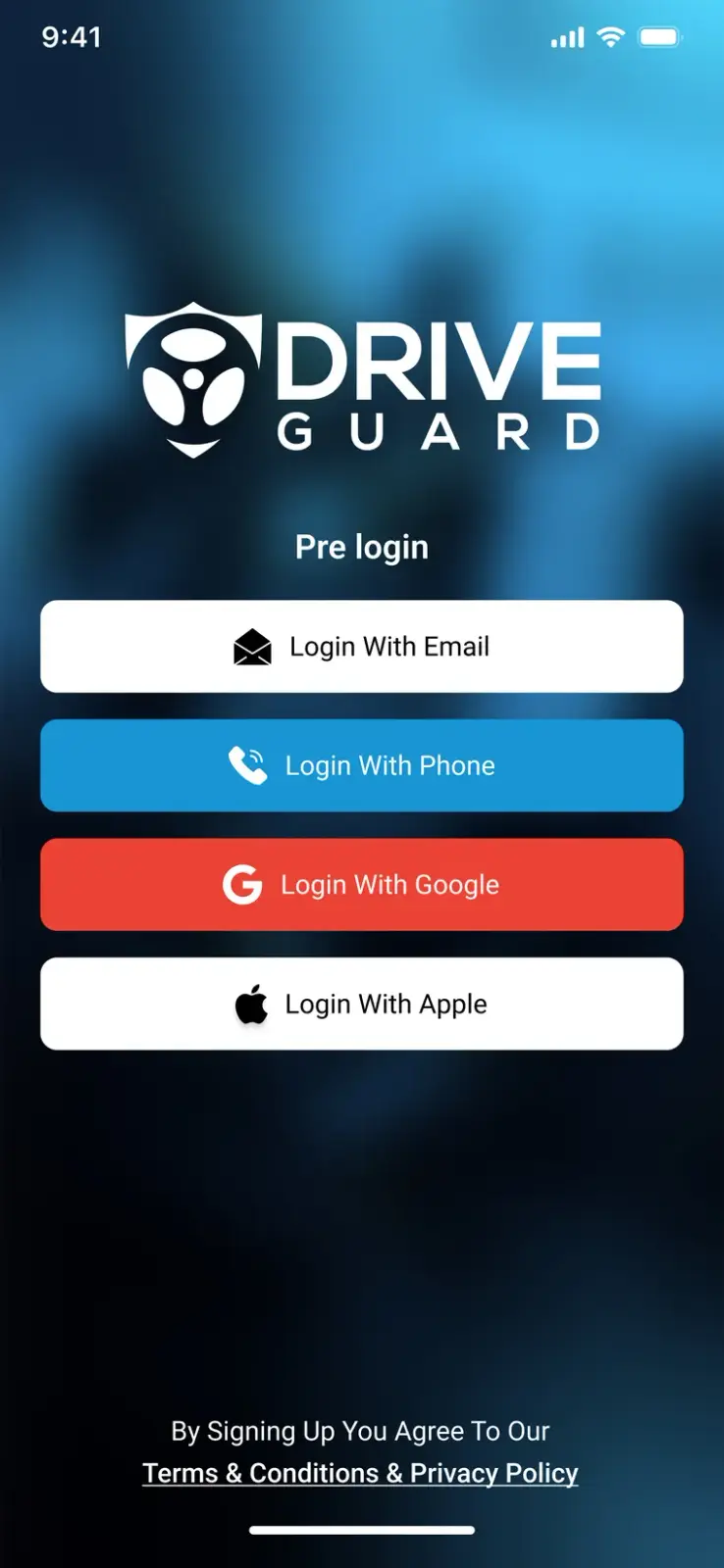 Drive Guard — Secure, frictionless sign-in